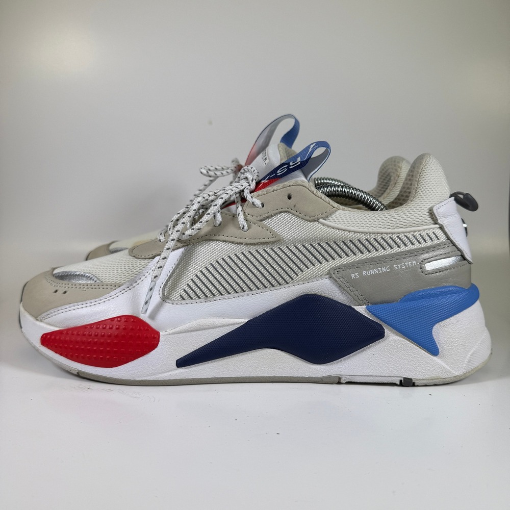 Puma RS X Motorsport BMW Collaboration Mens Sneakers White Blue Red‎ Size 12